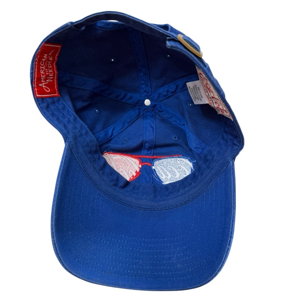 American Needle Vintage Coca Cola Sunglasses Strapback Hat Blue Y2K Coke Rare - Picture 6 of 7